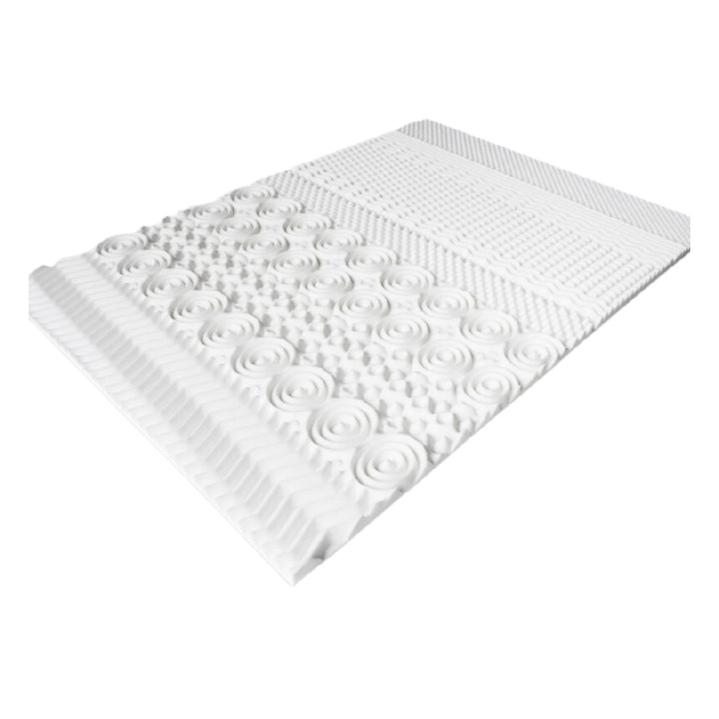 Matelas en mousse à mémoire de forme avec design ondulé