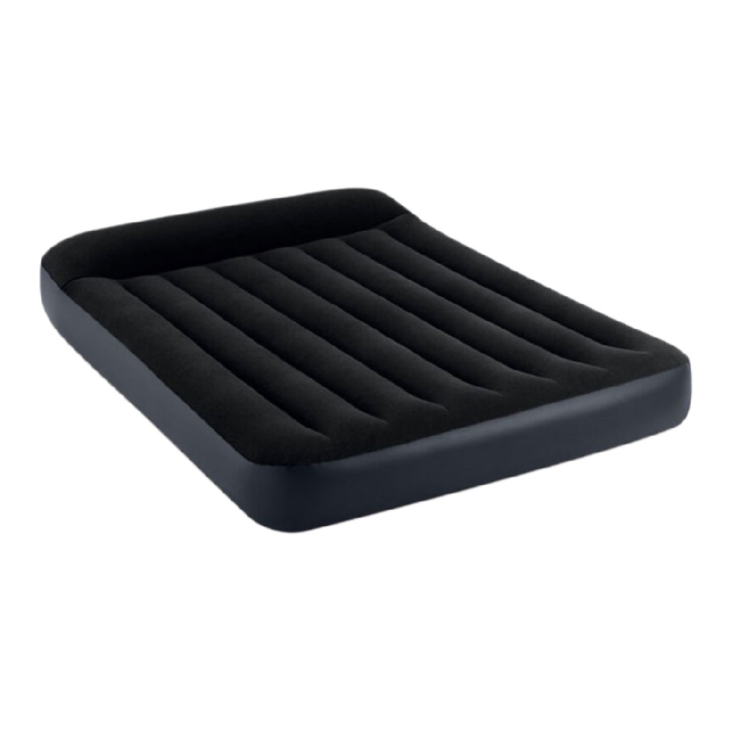 Matelas gonflable noir avec surface striée